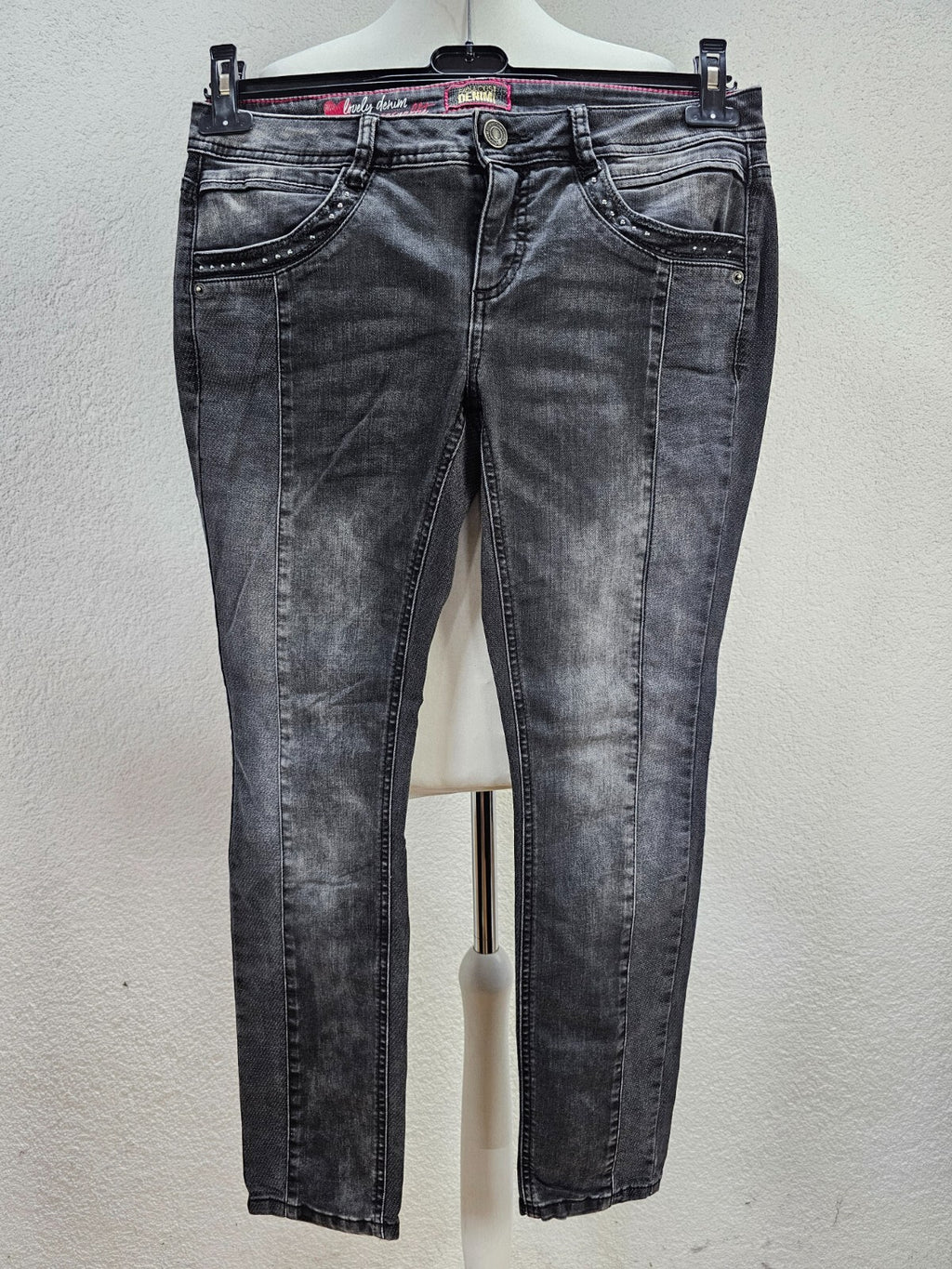 EK5221 Damen Jeans Street One, grau, Gr. 28/300