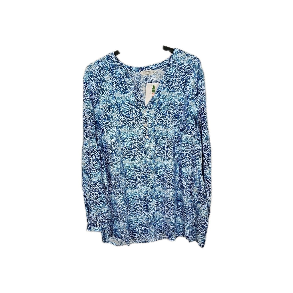 EK8617 Damen Bluse von Angel, blau, Gr.460