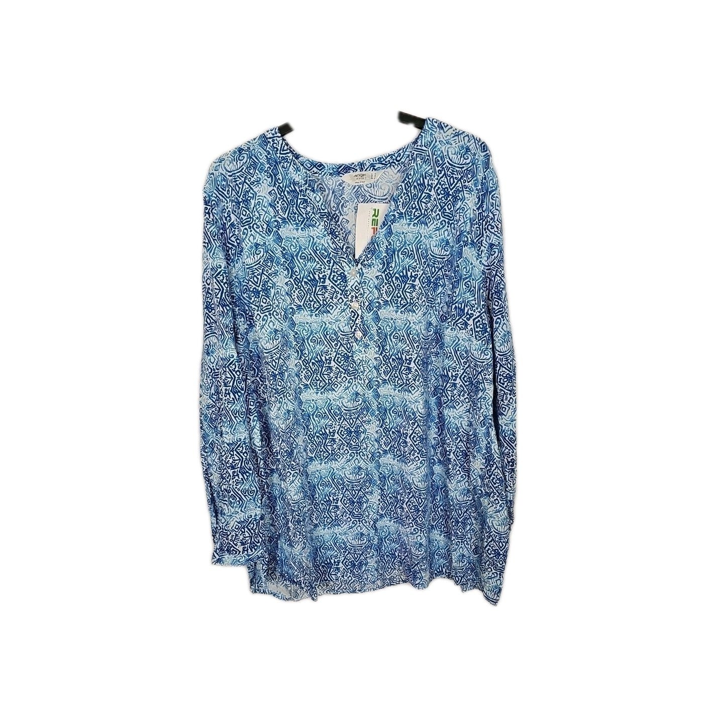 EK8617 Damen Bluse von Angel, blau, Gr.460