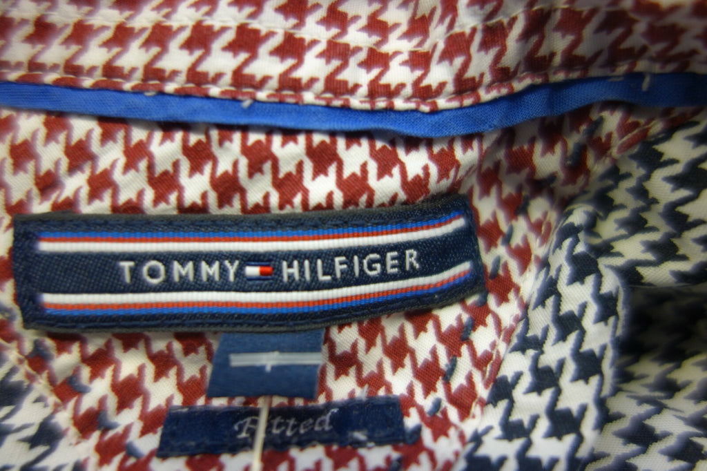 EK1402 Damen Bluse von Tommy Hilfiger, schwarz/weiß, Gr. 45