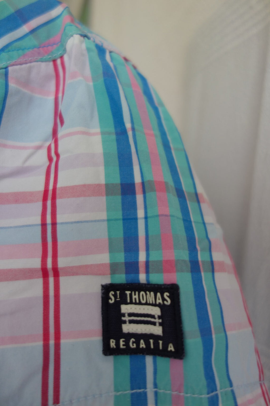 EK4307 Damen Bluse von Gaatra, blau-pink, Gr. XL2