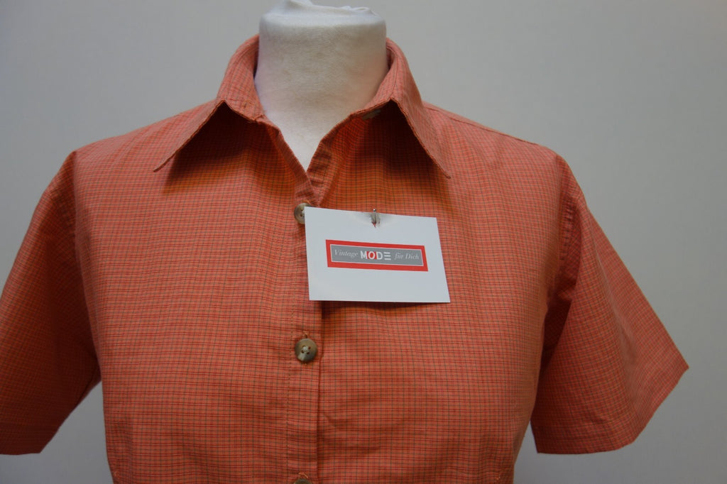 EK3190 Damen Bluse von Columbia, orange kariert, gr. S3