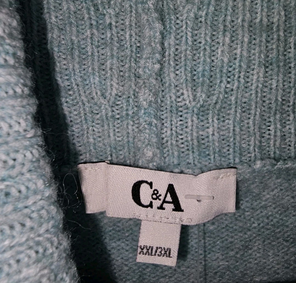 EK8011 Damen Pullunder von C%A, blau, Gr.XXL/3XL2