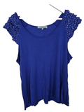 EK6718 Damen Bluse von Himmelblau, Dunkelblau, Gr.460