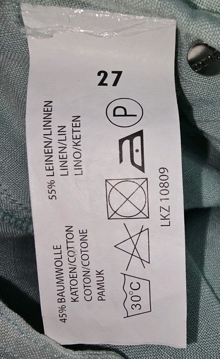 EK10067 Damen Hose Mod Gr.27 Türkis3
