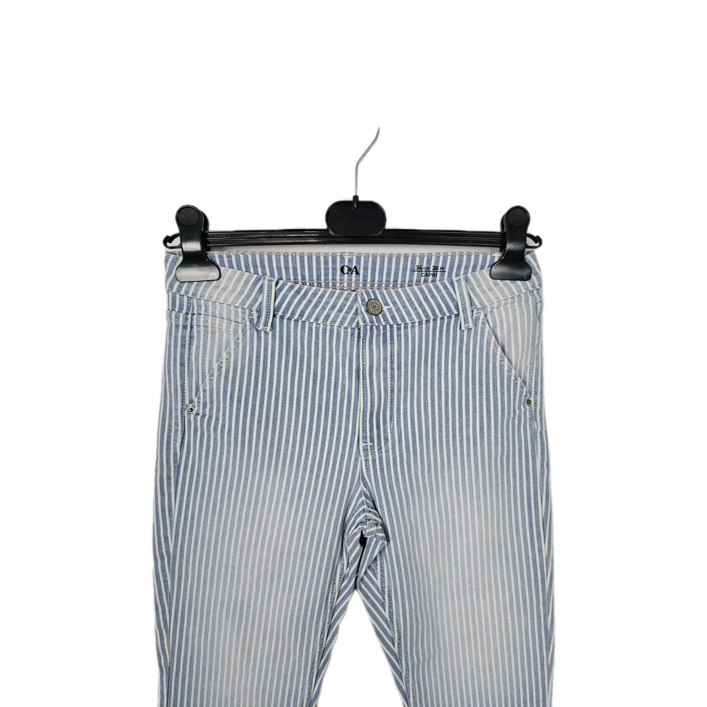 EK5509 Damen Capri Hose von C&A, Blau, Gr. 341
