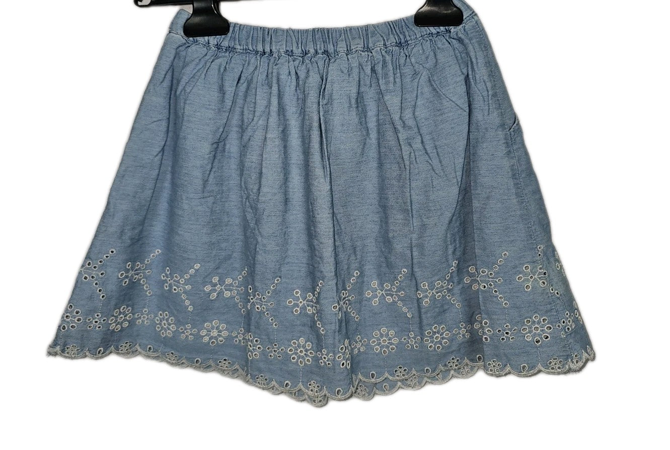EK10682 Mädchen Rock von Zara, blau, Gr.130cm3