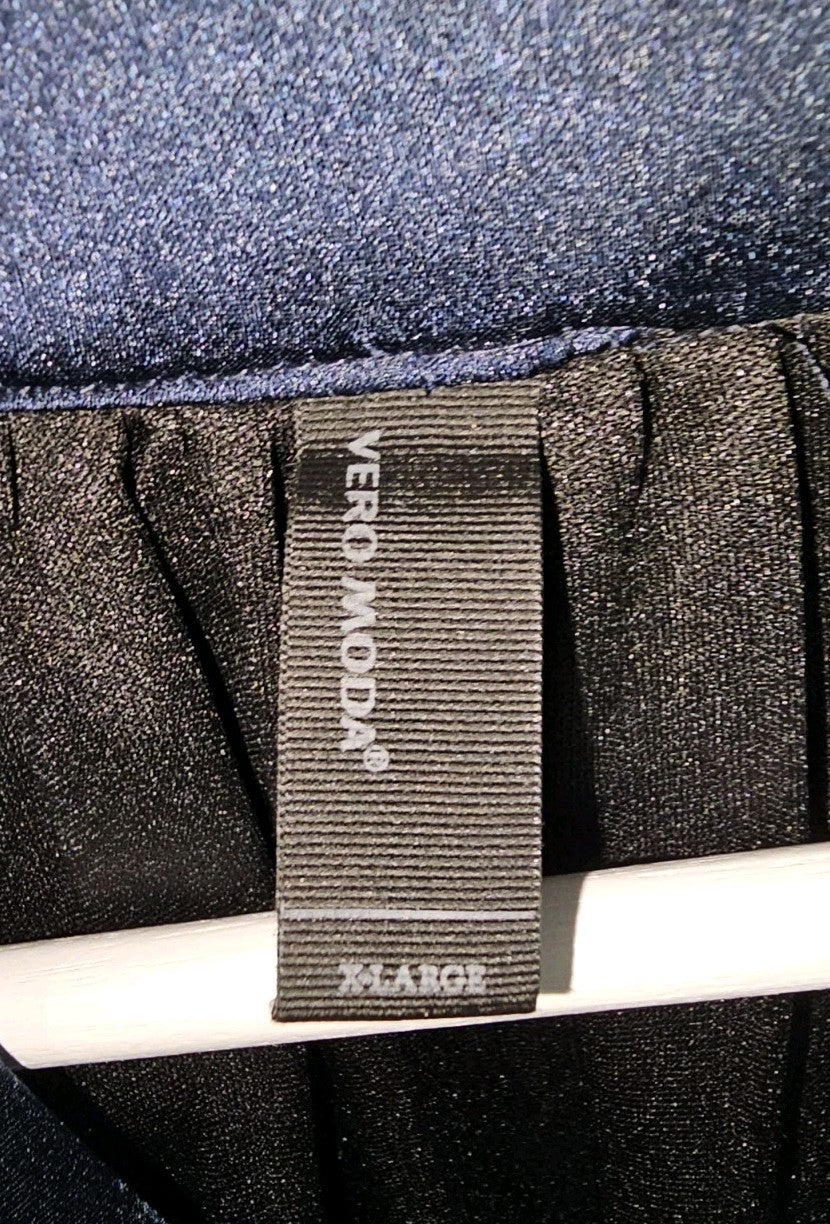 EK0625 Damen Kleid von Vero Moda, blau-schwarz, Gr.XL1