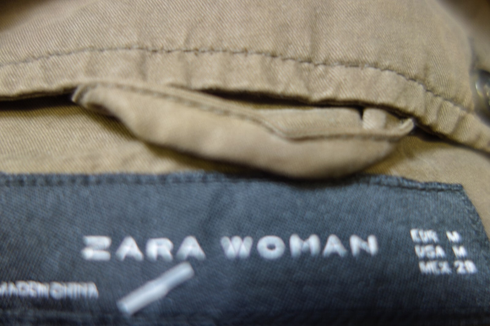 EK0761 Damen Jacke von Zara, grün, Gr. M5