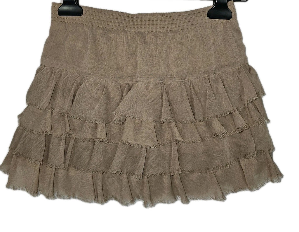 EK10683 Mädchen Rock von Zara, braun, Gr.152cm3