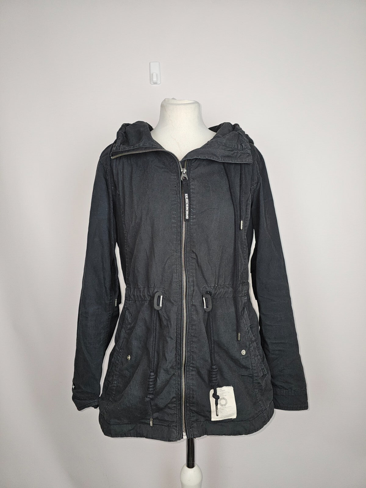 EK5966 Damen Paker von KHUJOGENUINE, Schwarz, Gr.:M0