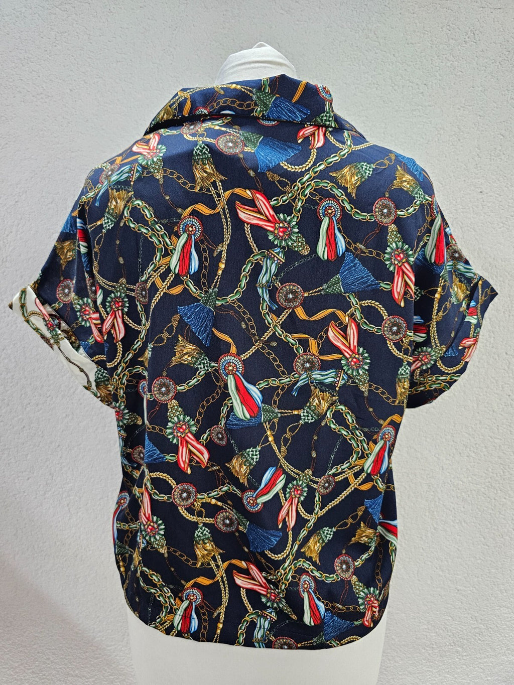 EK5777 Damen Bluse von Mango, mehrfarbig, Gr. S3