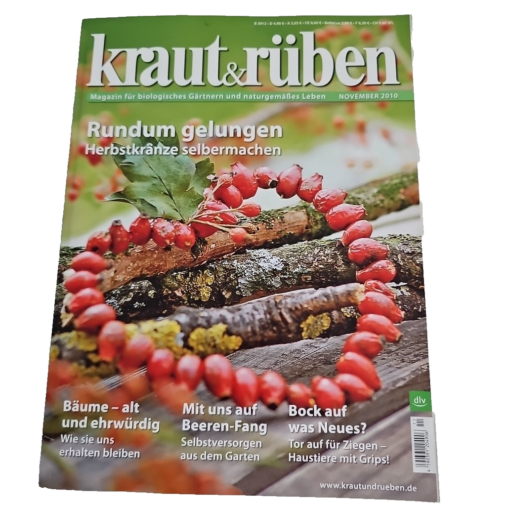 EB3503 Kraut&Rüben 11/2010 Herbstkränze Kürbis Marienkäfer Ziegen Käsespatzen 0