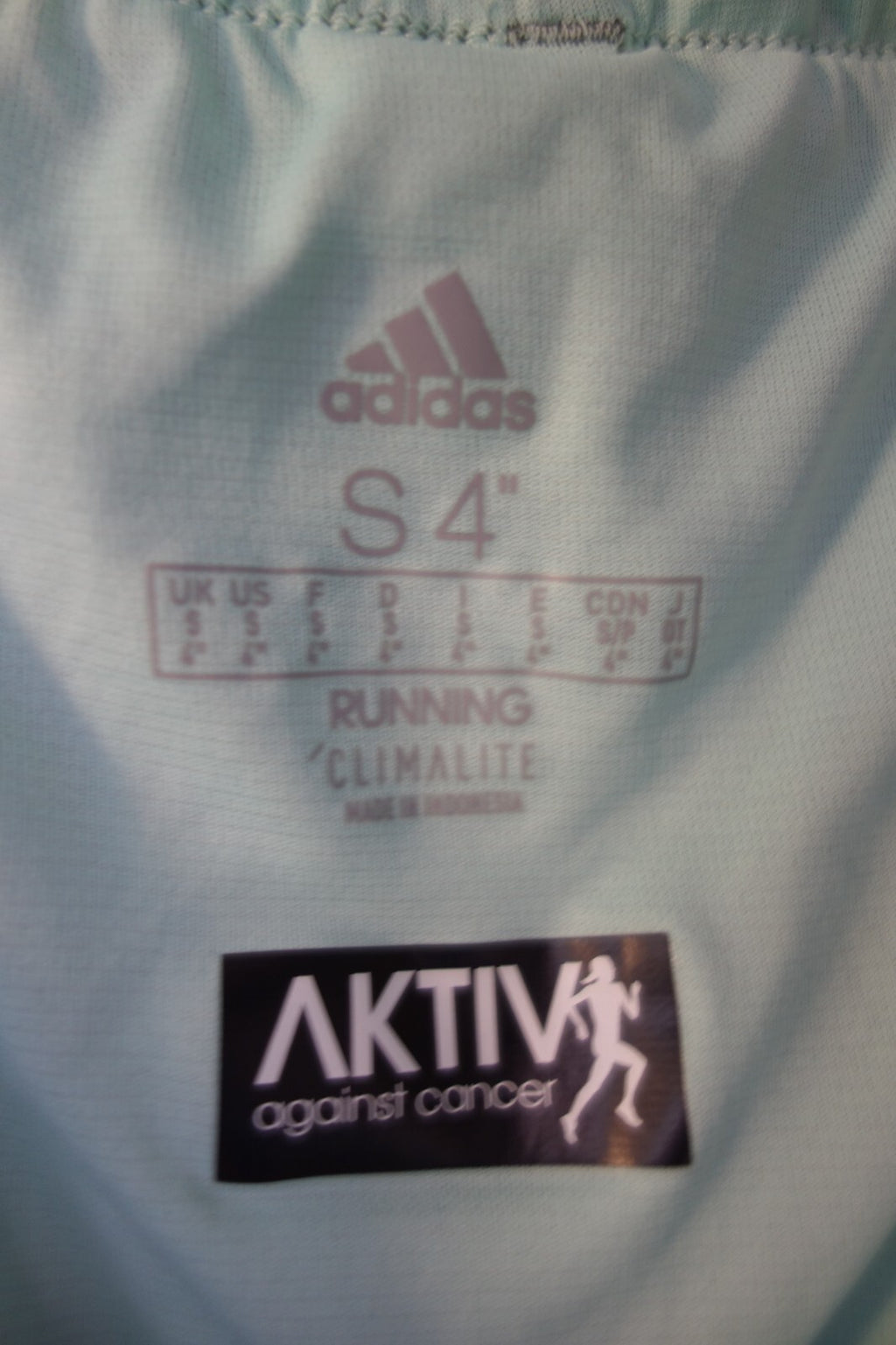 EK3085 Damen Sport Shorts von Adidas, türkis/grau, Gr S3