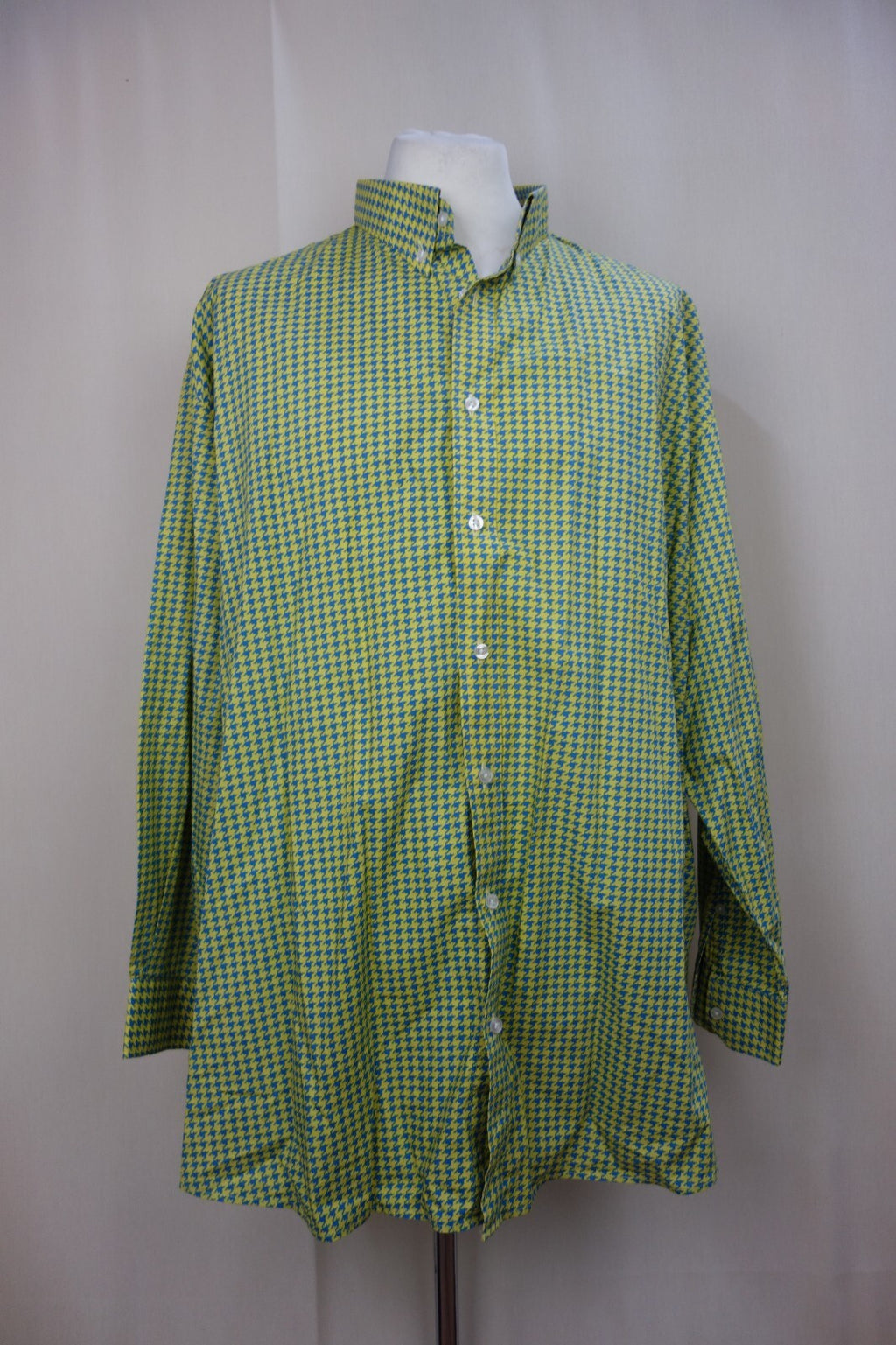 EK3941 Herren Hemd von Praise, gelb und Blau, Gr. 3XL0