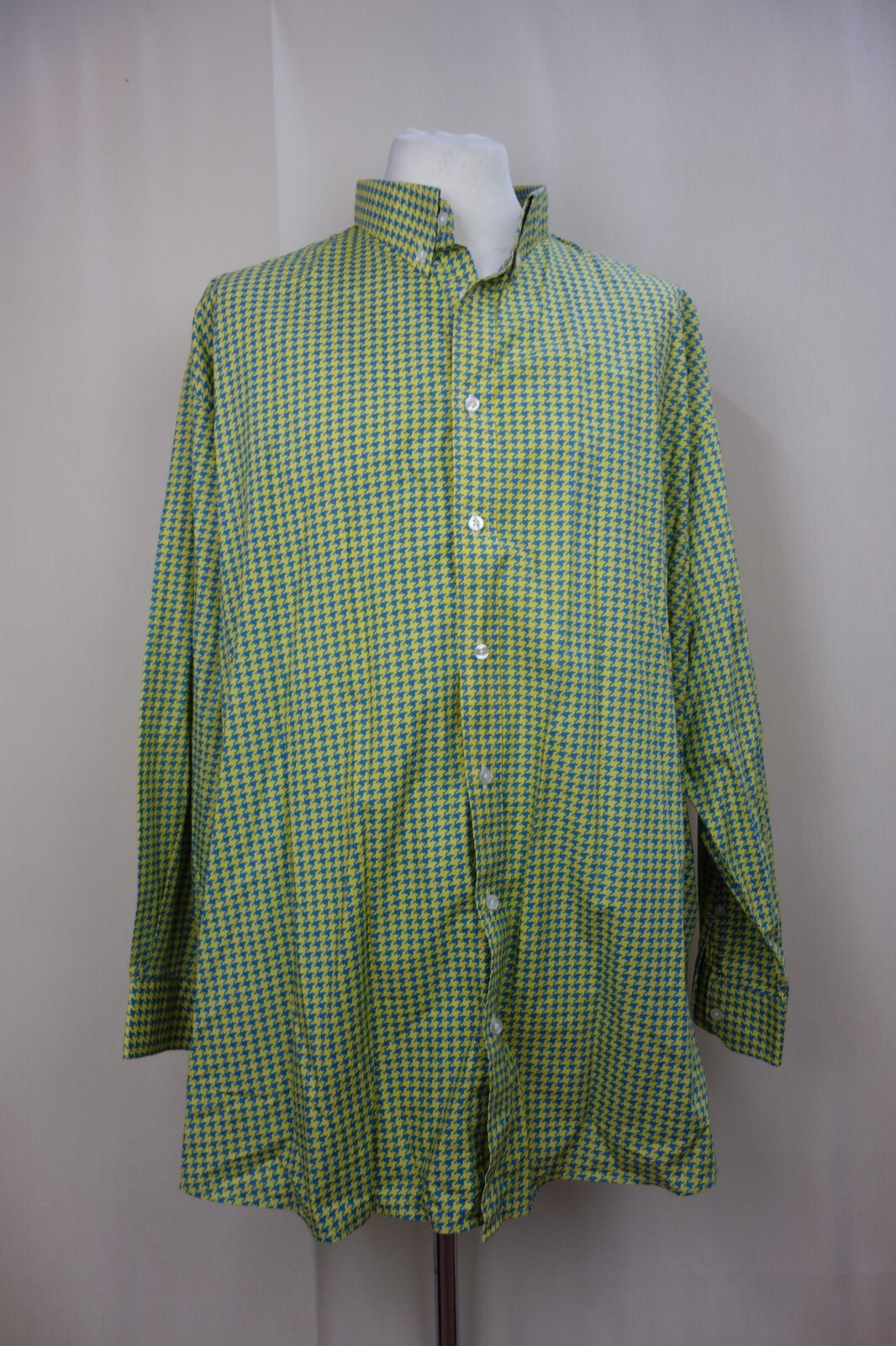 EK3941 Herren Hemd von Praise, gelb und Blau, Gr. 3XL0