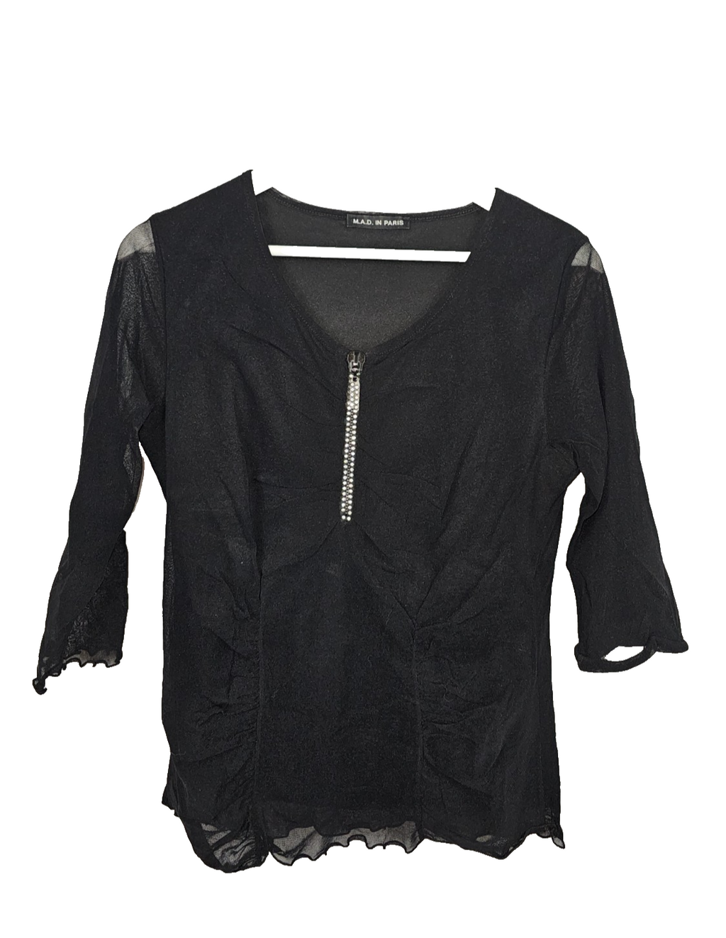 EK7772 Damen Bluse, schwarz, Gr.L0