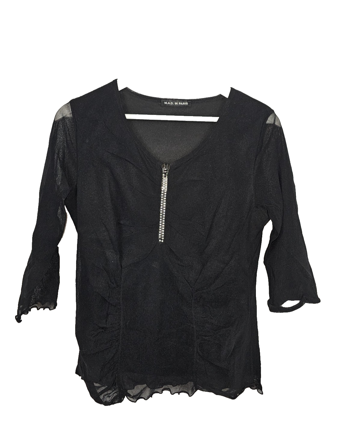 EK7772 Damen Bluse, schwarz, Gr.L0