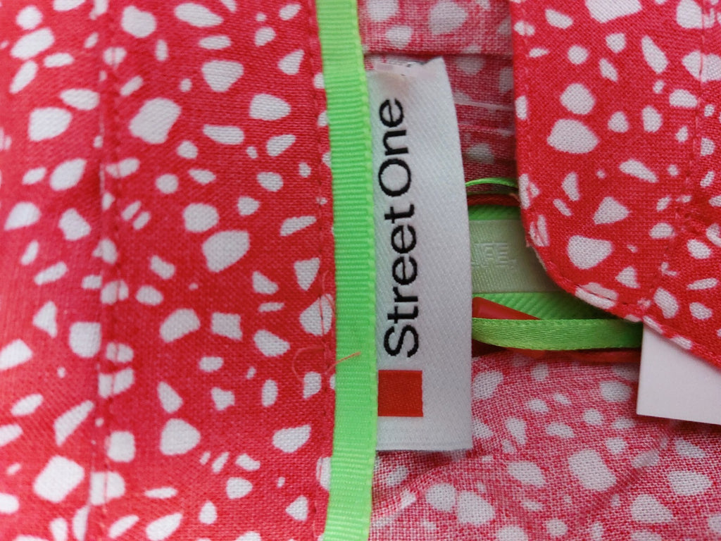 EK4859 Damen Kurzarm Bluse von Street One, rot, Gr.363
