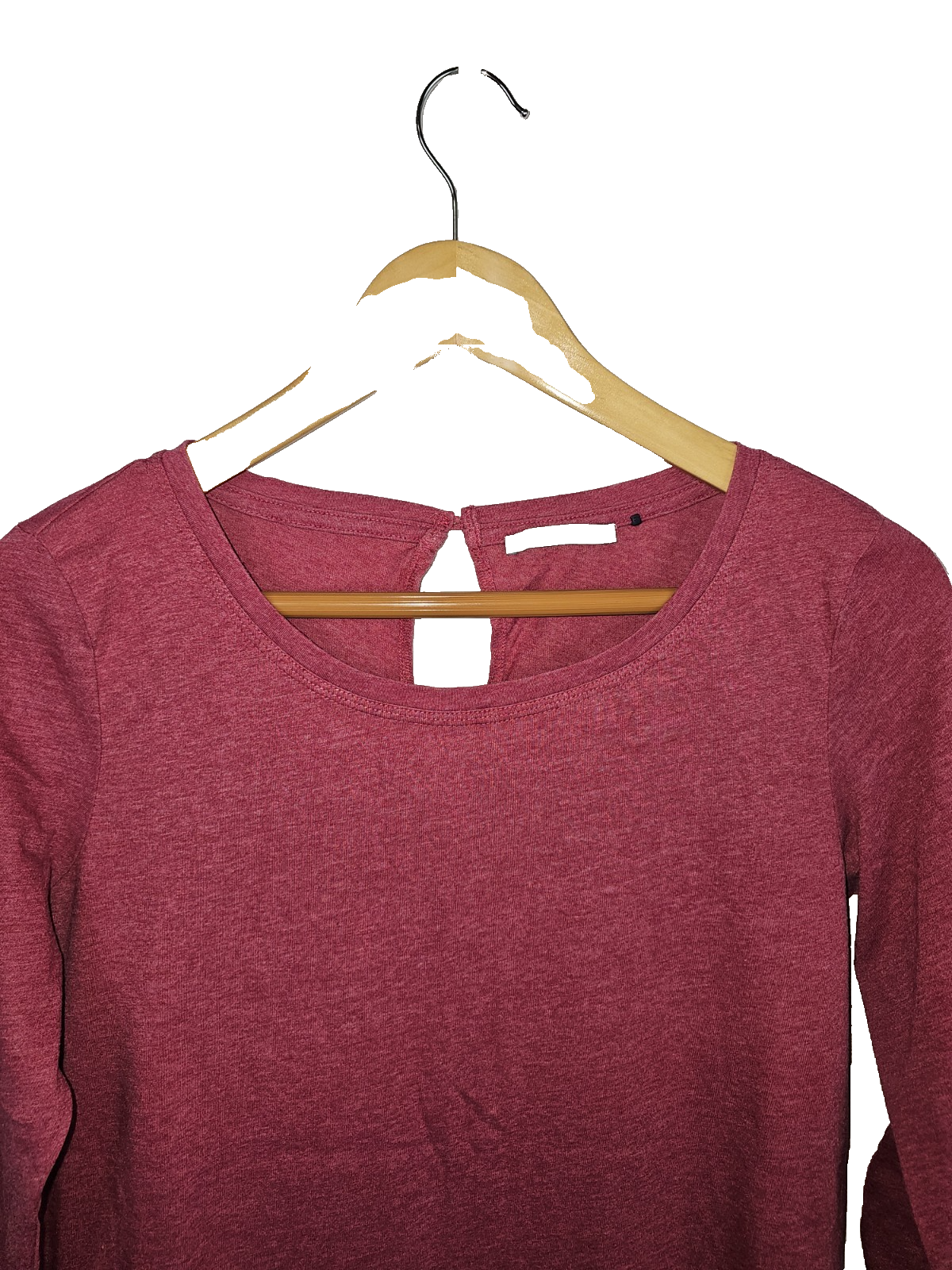 EK7601 Damen Sweatshirt von edc, Weinrot, Gr. S1