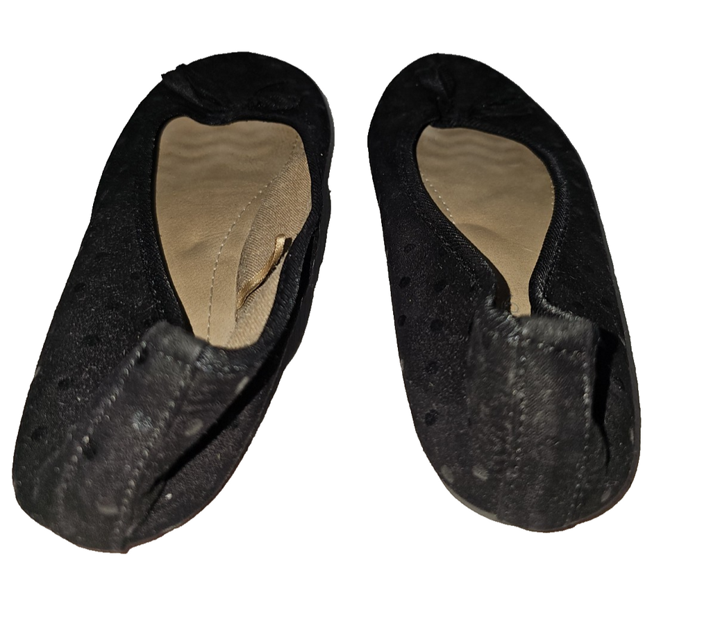 ES736 Damen Ballerina, Schwarz,  Gr. 342