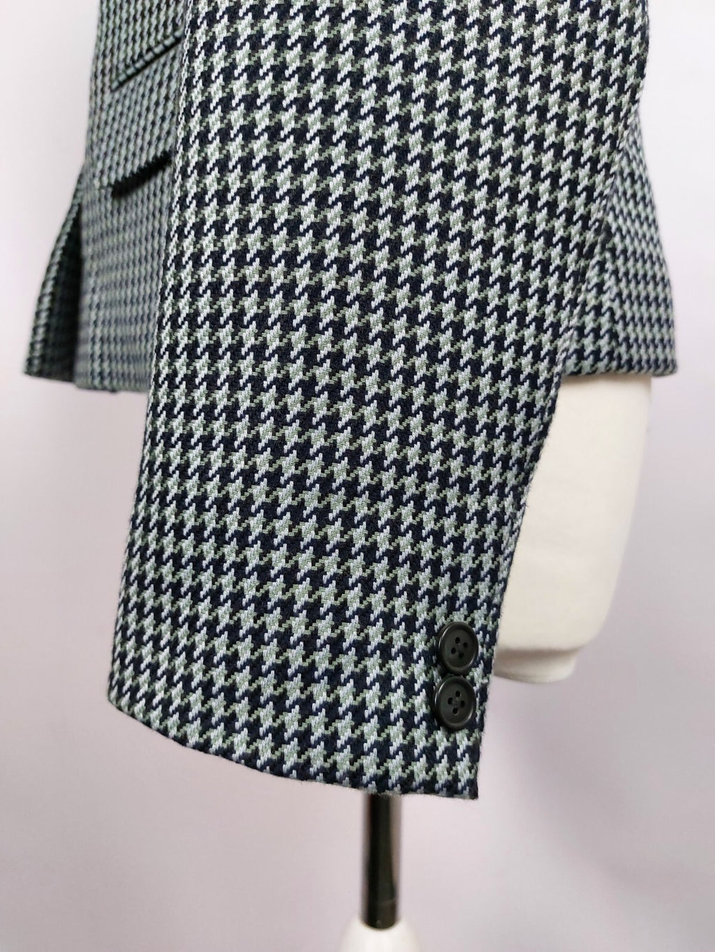 EK3897 Damen Blazer, ohne Marke, blau gemustert, Gr. 386