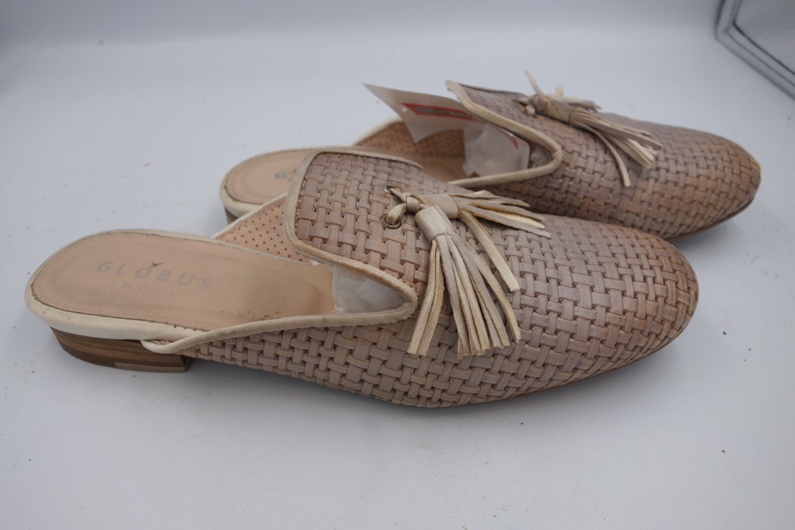 ES0485 Damen Slipper von Globus, graubraun, 381