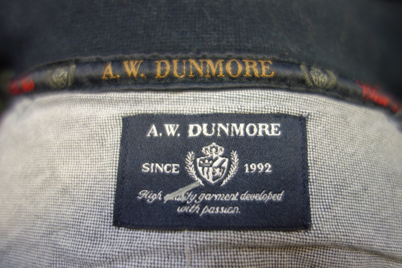 EK2598 Herren Oberteil von A.W. Dunmore Größe 50 grün, blau4