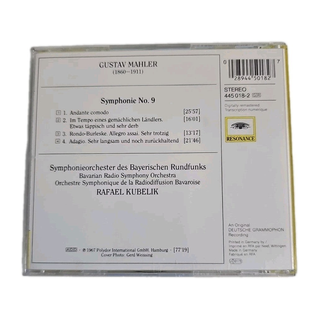 EB4278 R.Kubelik- G. Mahlet Symphony No.9 Symphonieorchester des Bayerischen.. 1