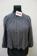 EK0843 Damen Oberteil von Zara, grau, XS0