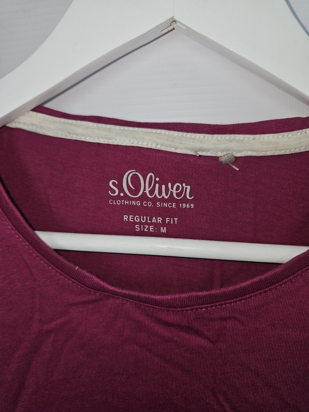 EK9048 Herren T-Shirt von s.Oliver, Pink, Gr. M1
