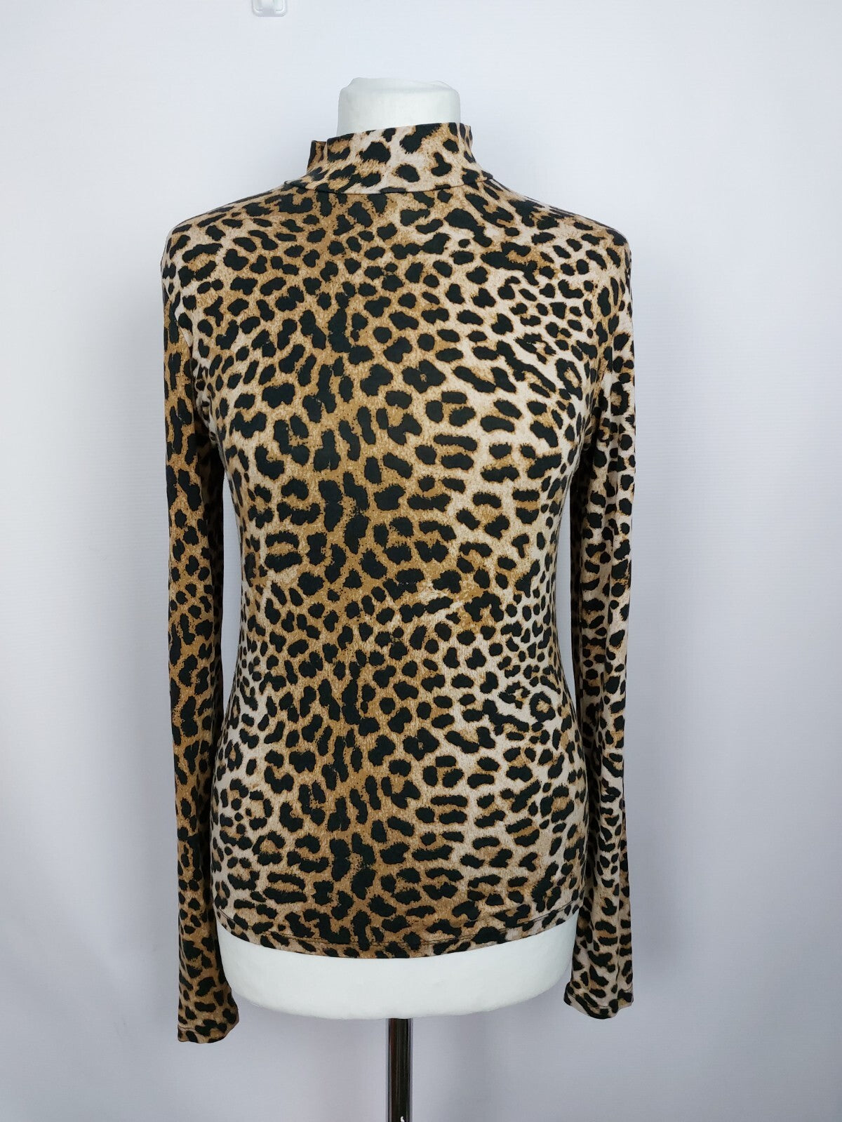 EK4758 Damen Langarmshirt von SheIn, braun/schwarz, Gr. L0