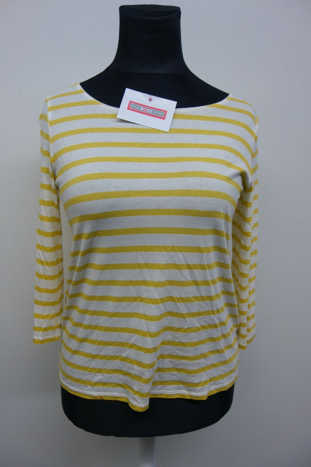 EK1243 Damen Shirt von Massimo Dutti, gestreift, XL (L)0