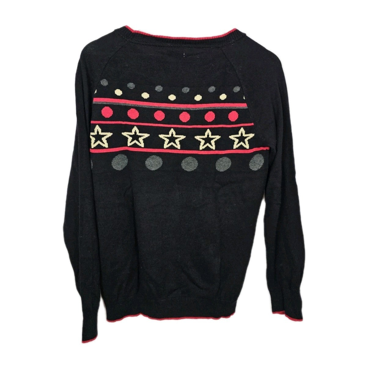 EK9143 Damen Pullover von KangaRoos, rot-grün-schwarz, Gr.L3