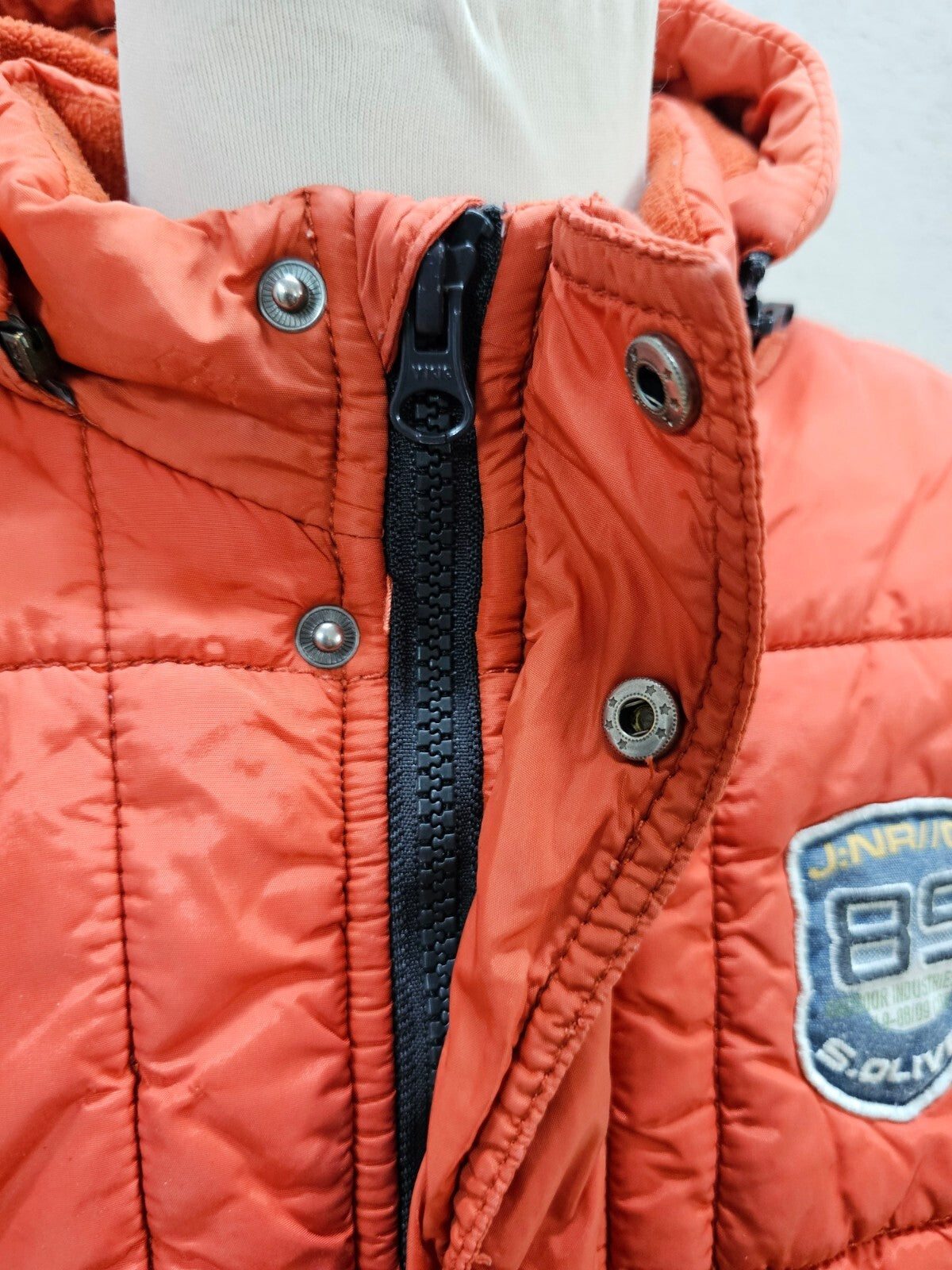 EK4807 Jungen Winterjacke von s.Oliver, orange, Gr.92/983