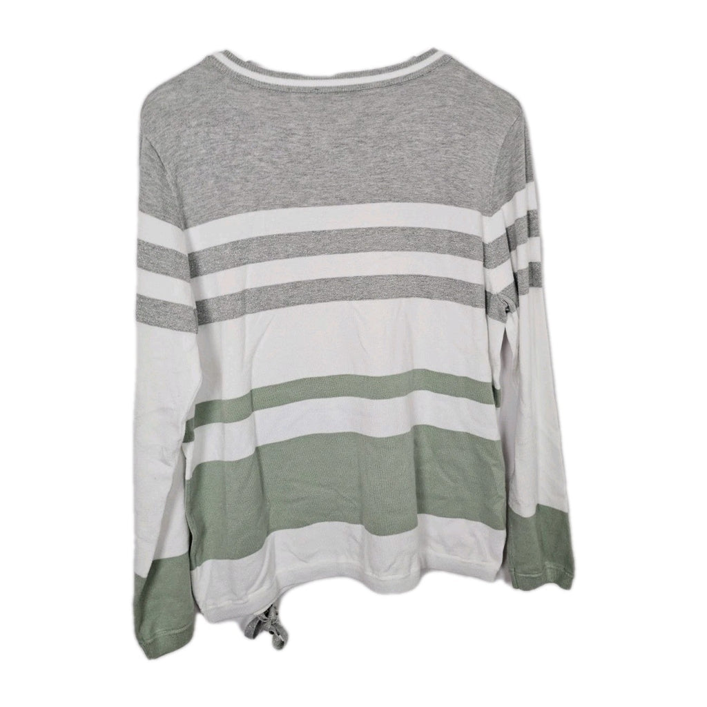 EK8746 Damen Pullover von Estelle Jolie, Grau, Gr. 425