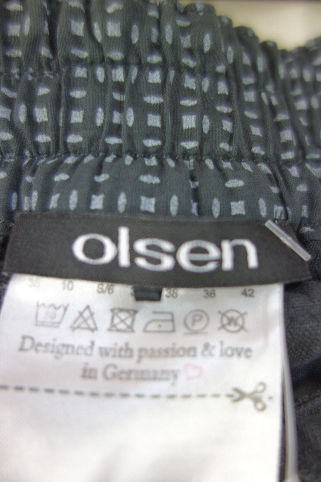 EK1368 Damen Rock von Olsen, grau, Gr. 381