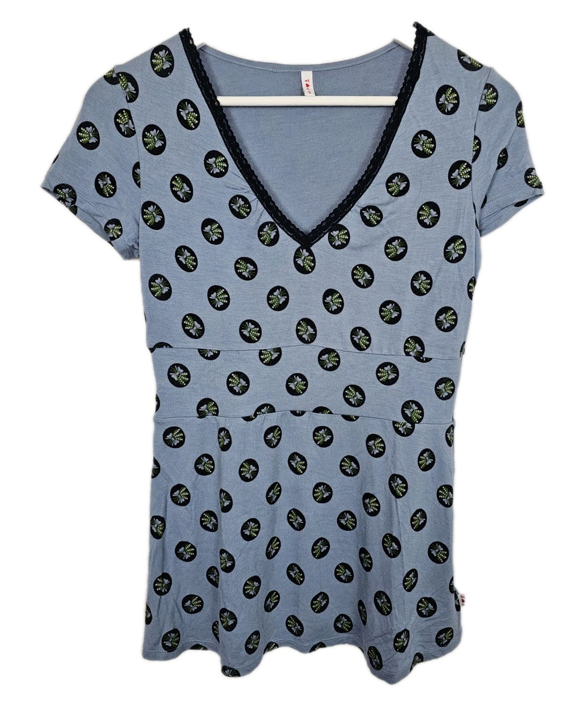 EK9964 Damen T-Shirt von Blutsgeschwister, blau, Gr.S0