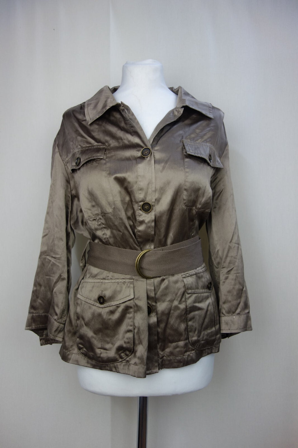 EK3948 Damen Bluse von Patrizia Dini, bronze, Gr.460