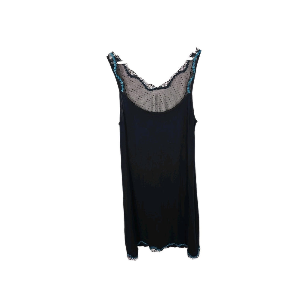 EK6302 Damen Kleid Gr.M Schwarz Brustumfang 34cm Länge 75cm1