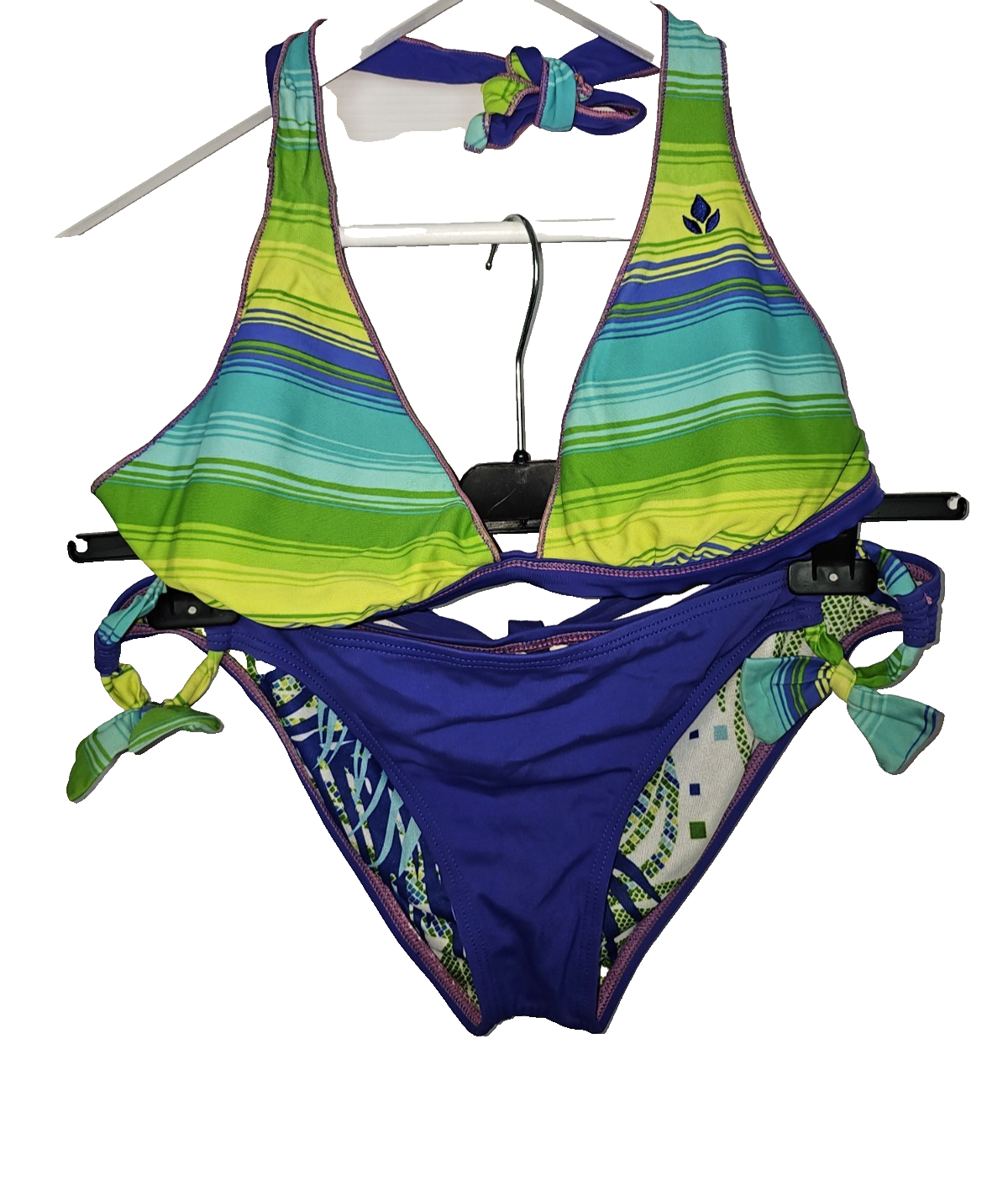 EK7963 Damen Bikini von Reef, Mehrfarbig, Oberteil Wendbar, Gr.M0