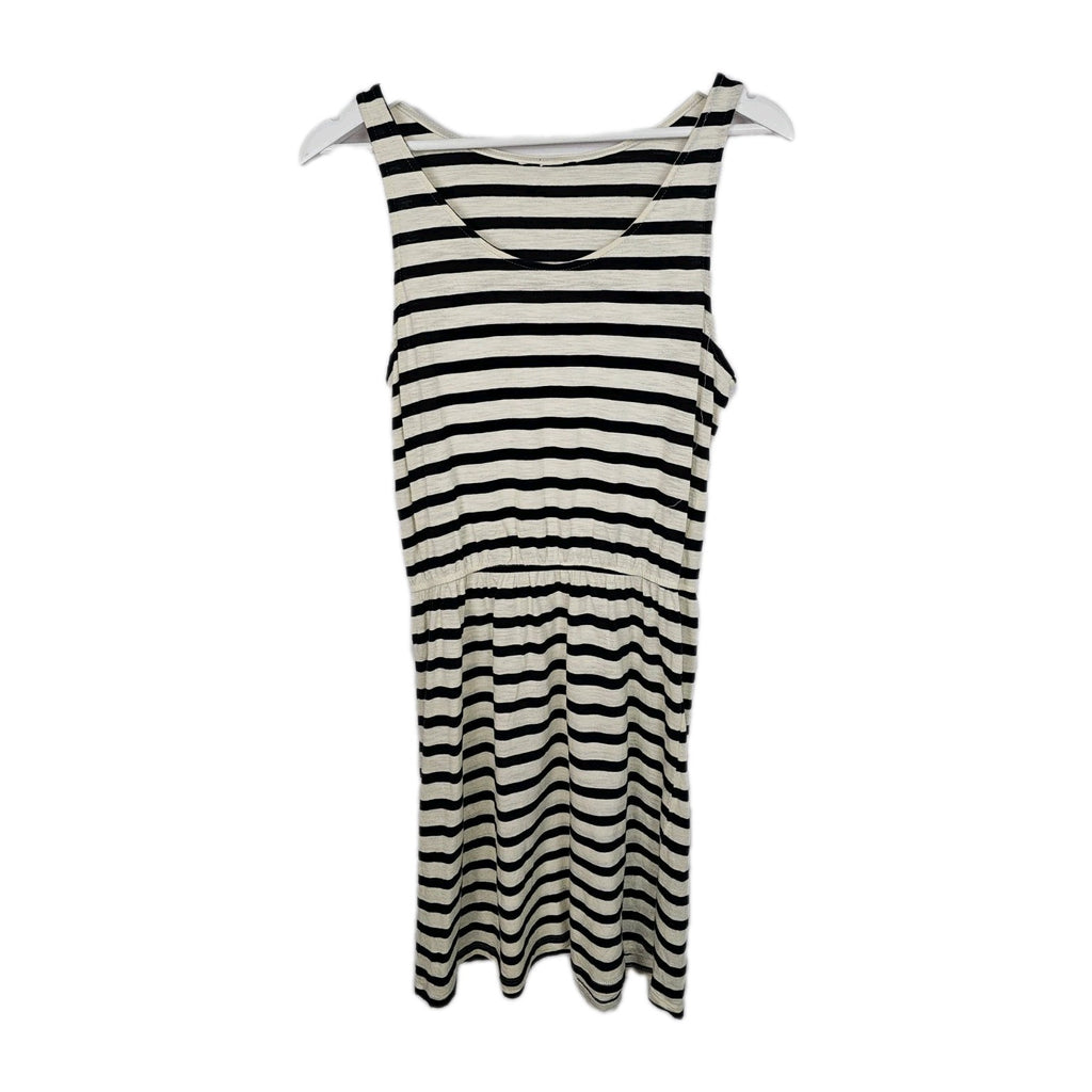 EK10479 Damen Kleid von H&M, schwarz-weiß, Gr.M0