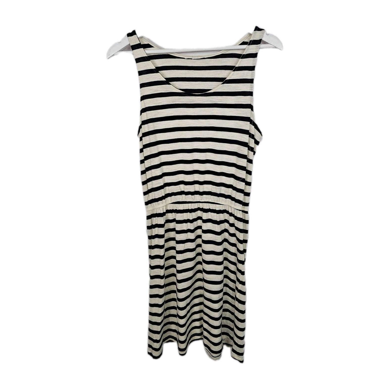 EK10479 Damen Kleid von H&M, schwarz-weiß, Gr.M0