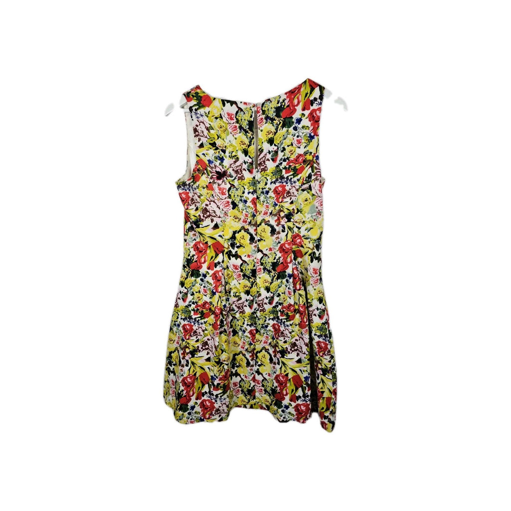EK10649 Damen Kleid DSdress Gr.M Bunt Brustumfang 39cm Länge 87cm 2