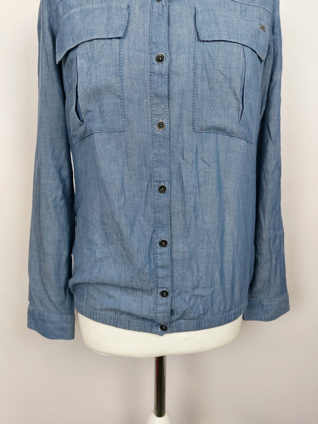 EK2925 Damen Bluse von QS by s.Oliver, blau, gr. 362