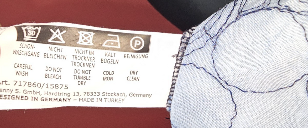 EK8033 Damen Kleid von Kennys, Blau, Gr. 445