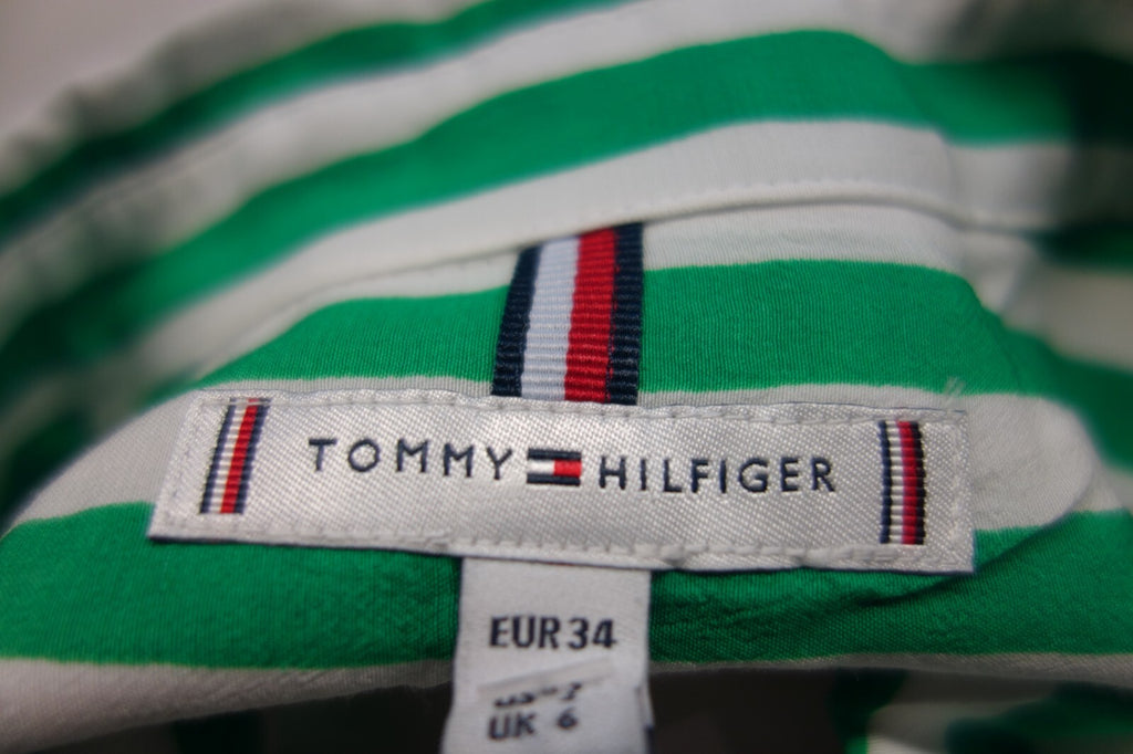EK2347 Damen Bluse von Tommy Hilfiger, getsreift, Gr. 344