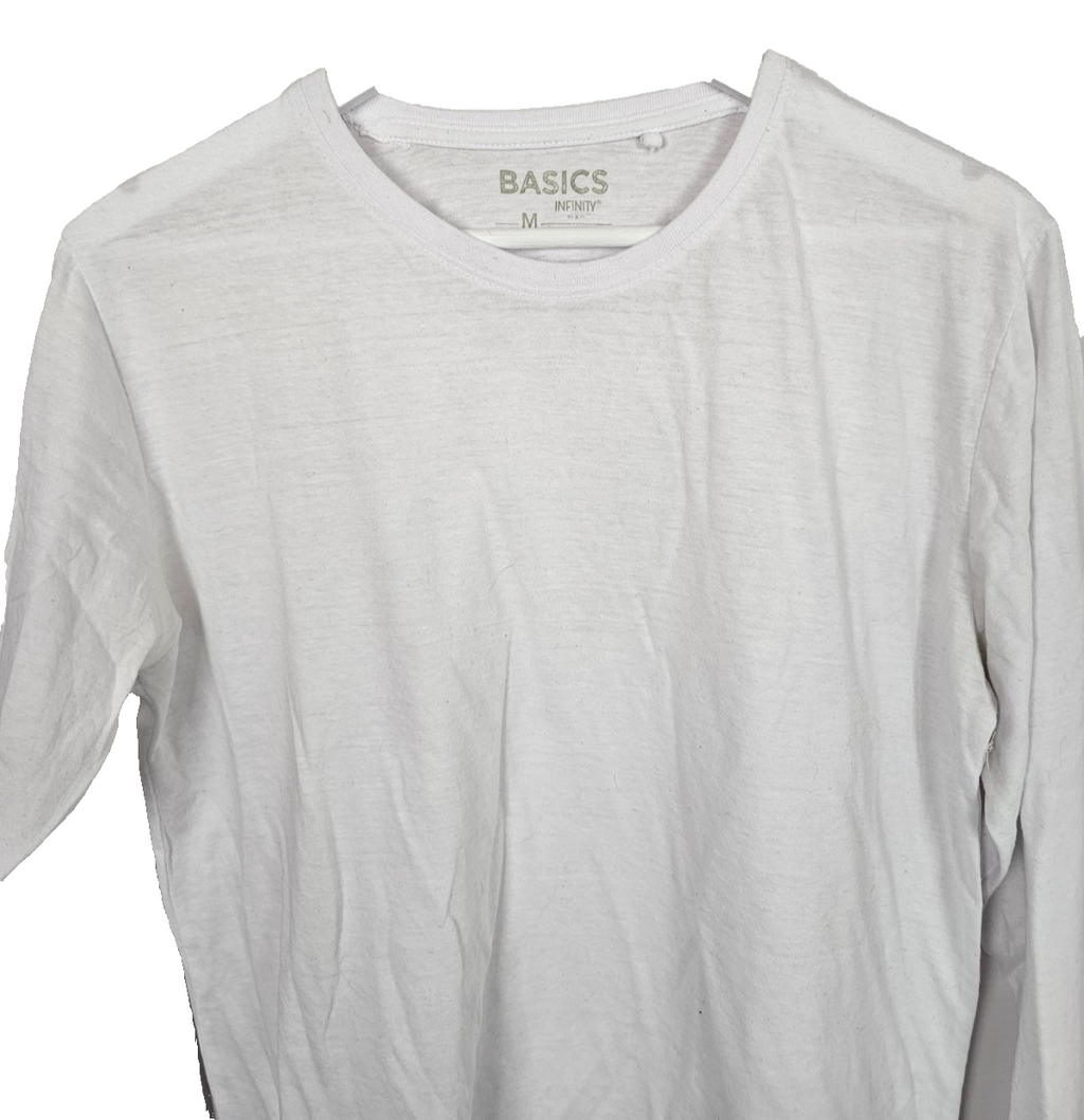 EK8338 Herren Sweatshirt von Basics, Weiß, Gr. M1