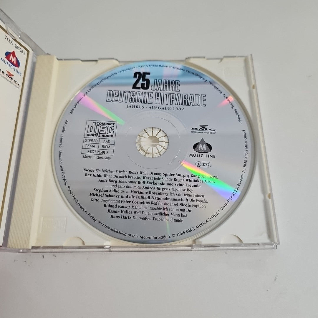 EB3121 25 JAHRE DEUTSCHE HITPARADE - 1982 - CD  HANS HARTZ,SPIDER MURPHY GANG1