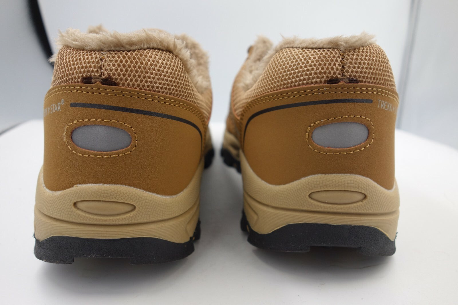 ES0216 Trekking schuhe von Trekk Star, braun, Gr. 424